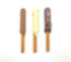 Barras de galletas pretzel: