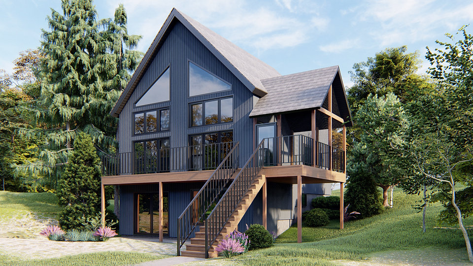 plans chalet sainte-therese