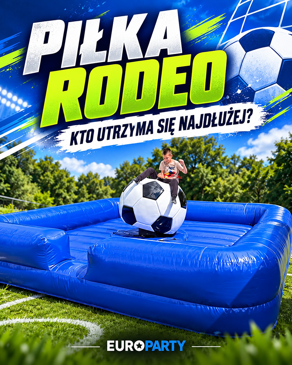 Rodeo piłka, symulator piłkarski byk rodeo wynajem
