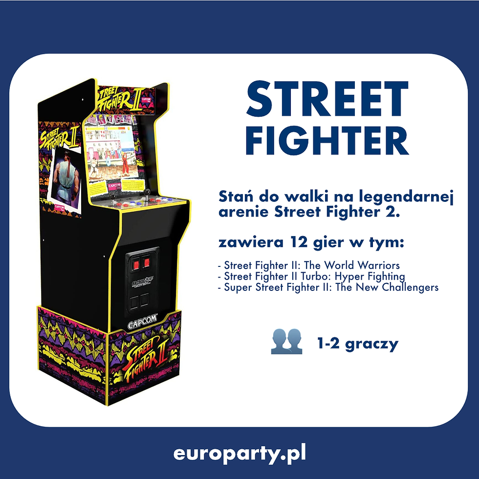 Miniatura: automat do gier retro street fighter na wynajem