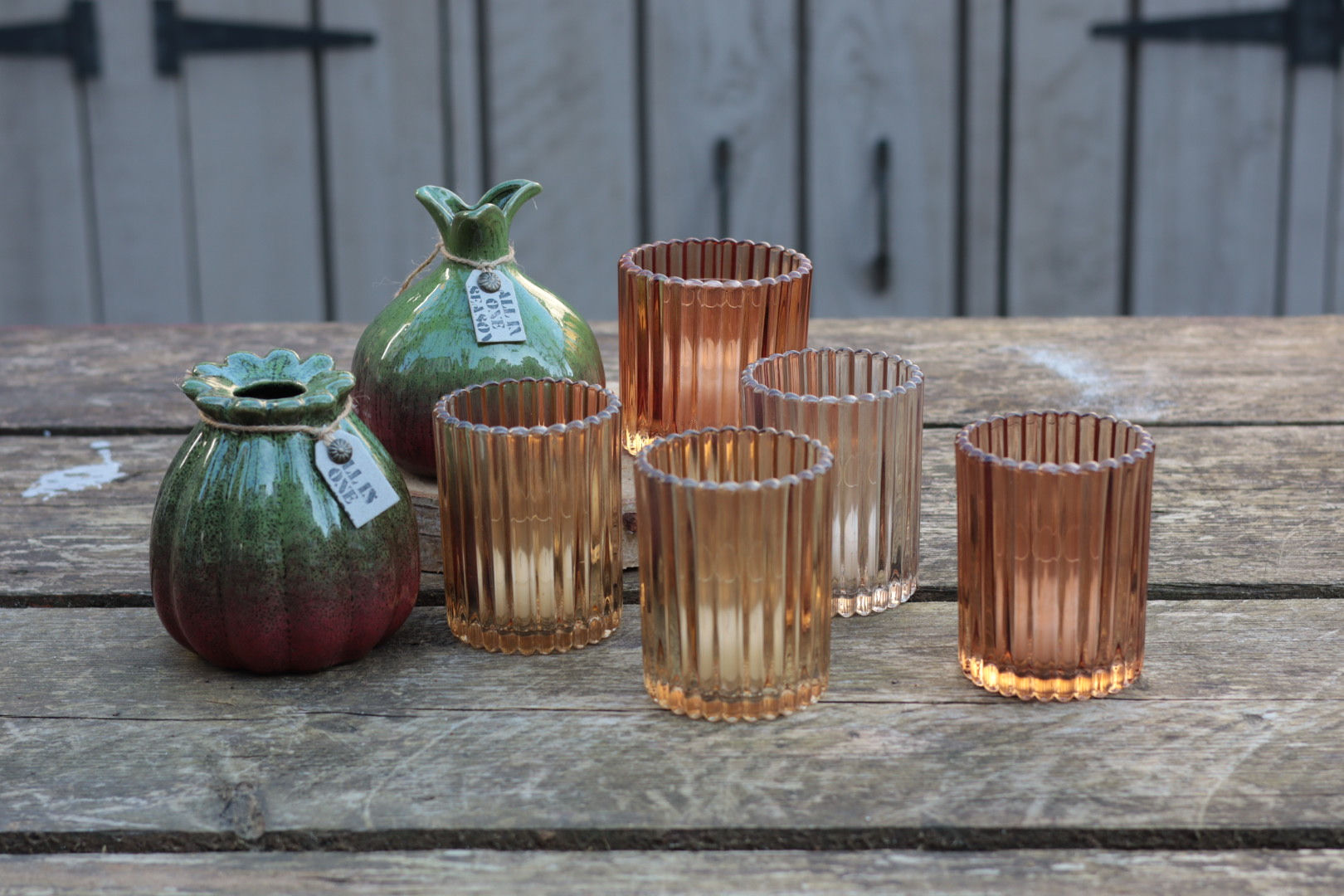 Rippled Candleholder