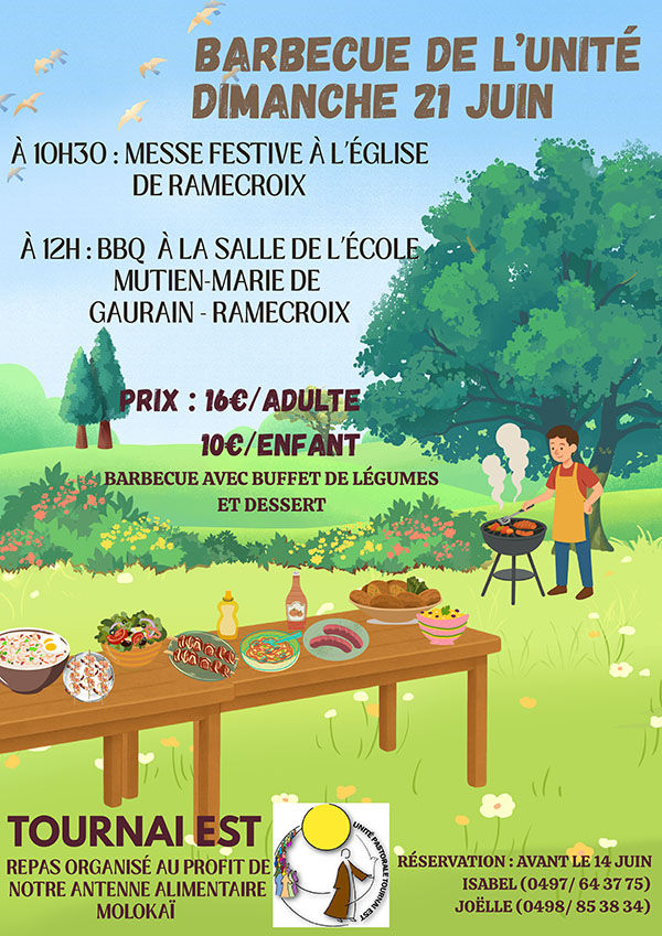 Barbecue de l’Unité Dimanche 21 juin