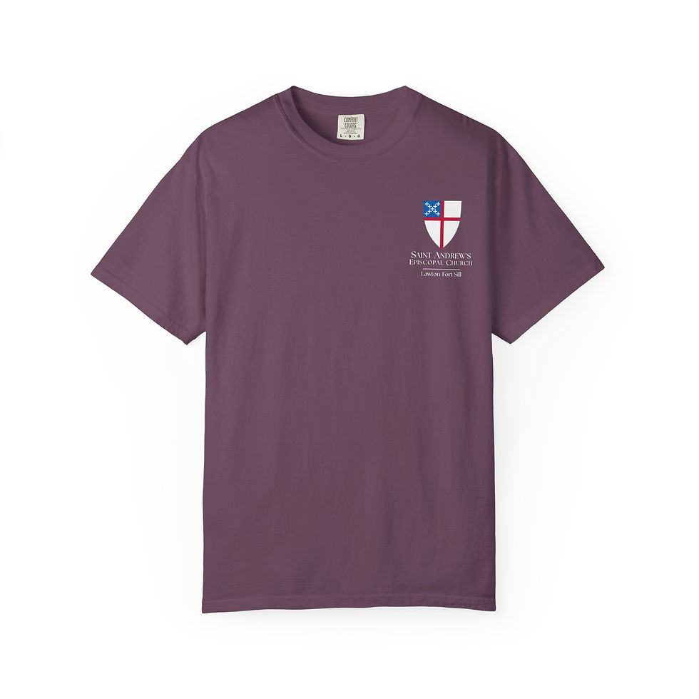 Thumbnail:  Episcopal Shield/Pride Graphic Dark T-Shirt