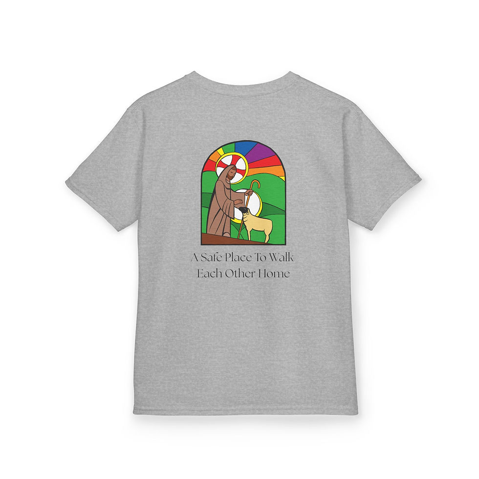 Thumbnail: Good Shepherd Pride Shield Youth T-Shirt