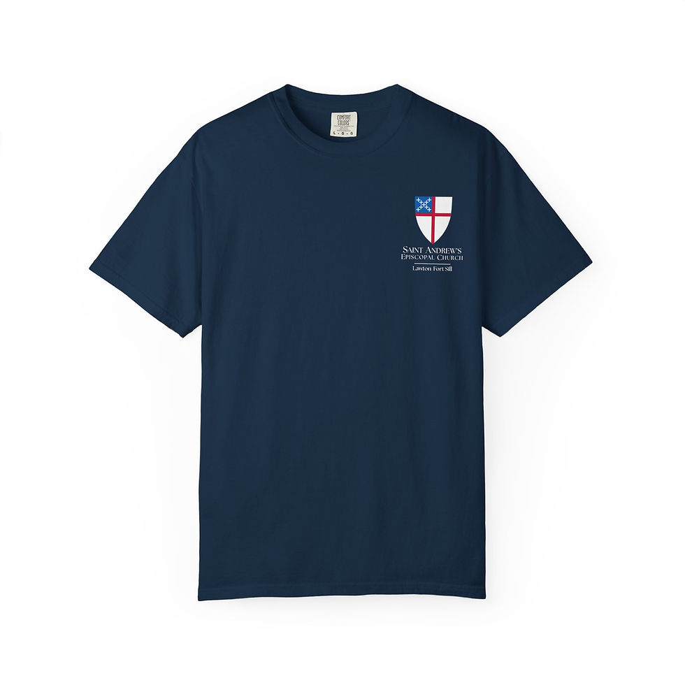 Thumbnail:  Episcopal Shield/Pride Graphic Dark T-Shirt