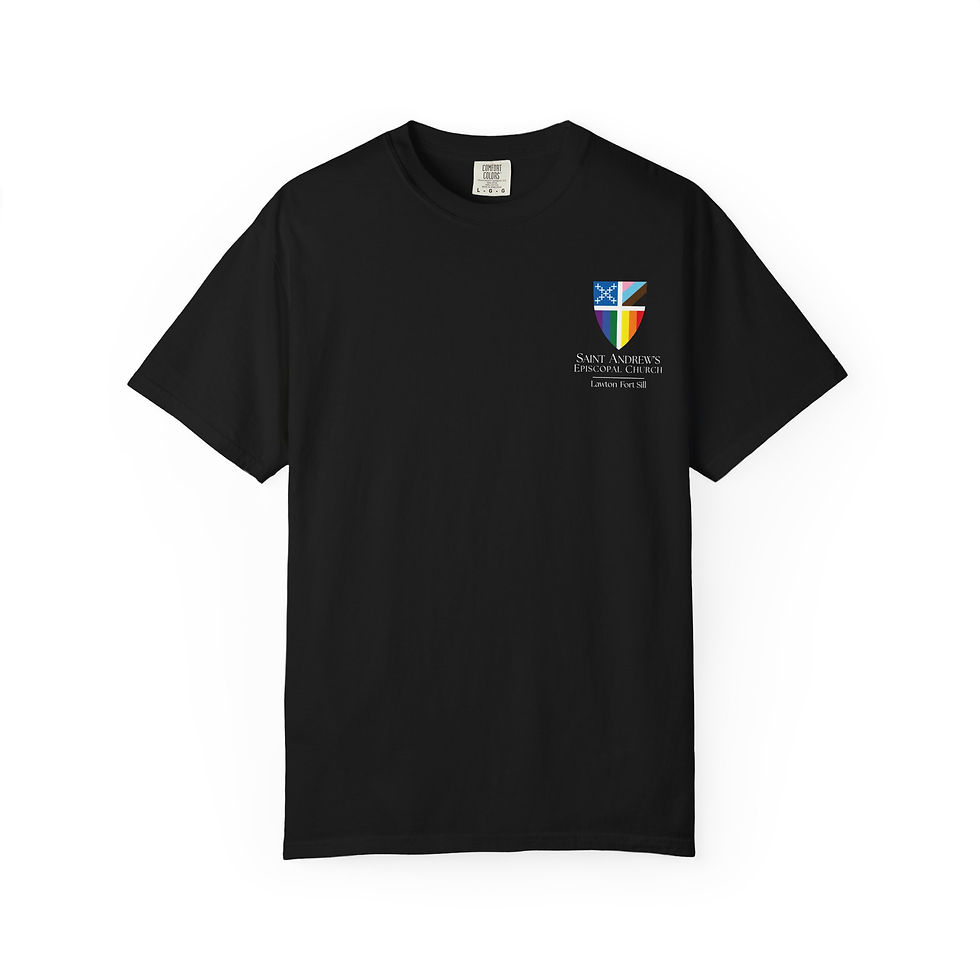 Thumbnail: Good Shepherd Pride Shield Dark T-Shirt