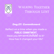 Reflection Day 27: Caroline Franco
