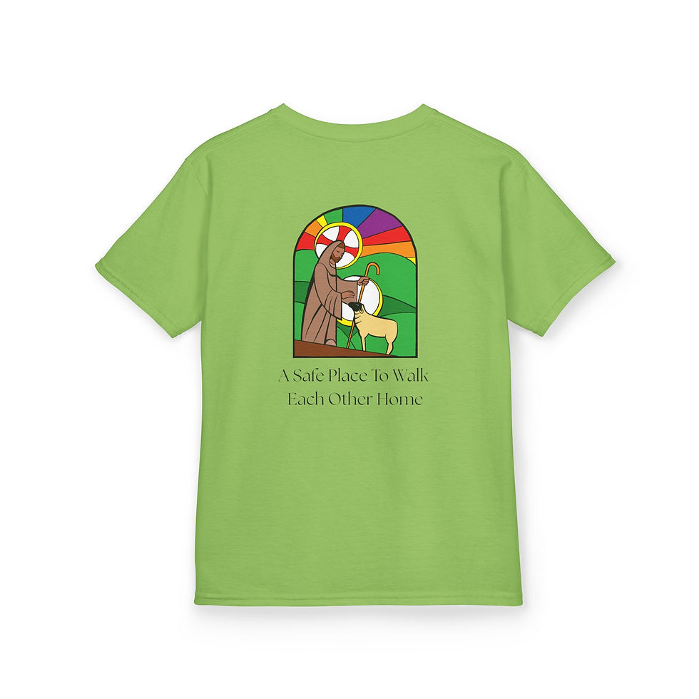 Thumbnail: Good Shepherd Pride Shield Youth T-Shirt
