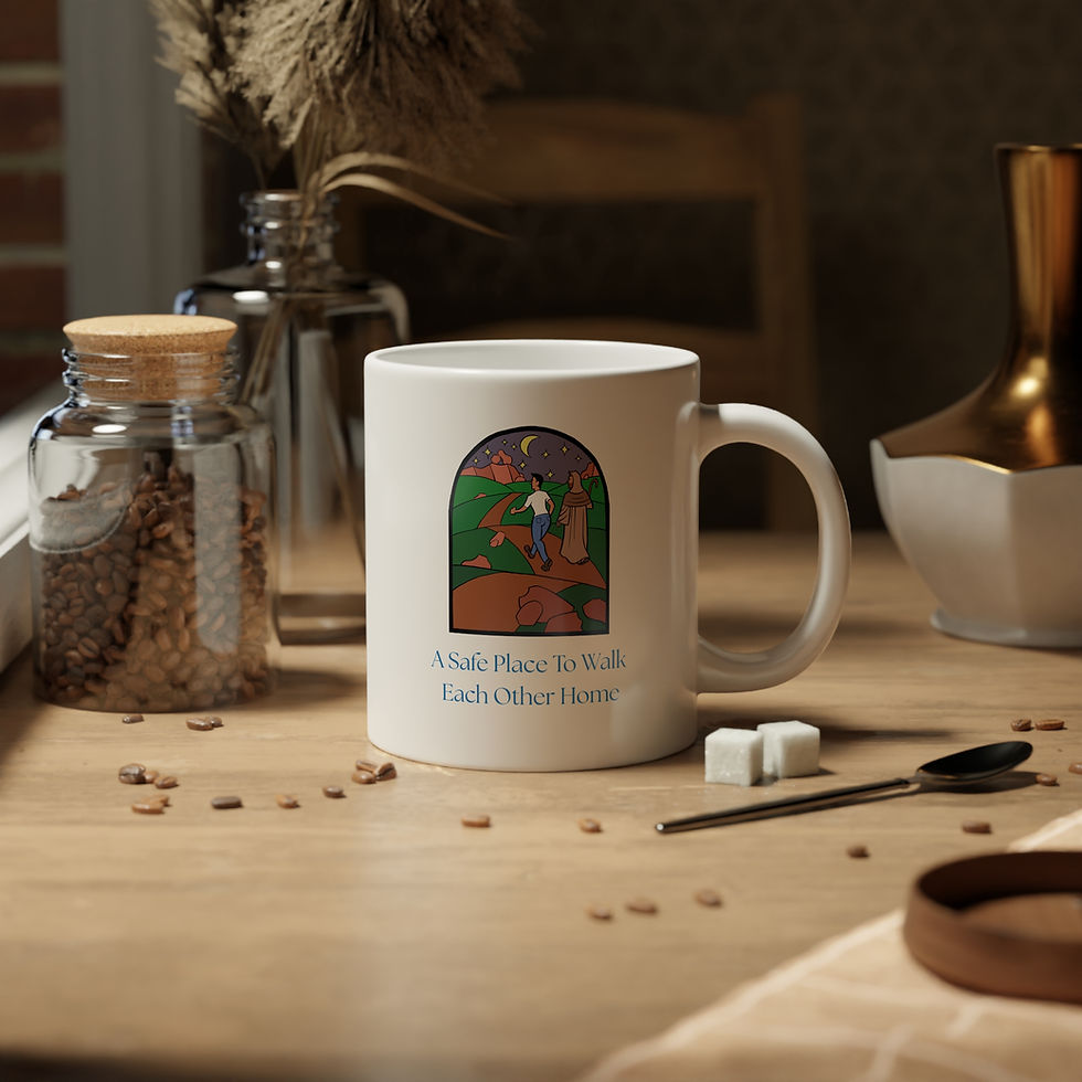Thumbnail: Jumbo Walking Home Mug with Motto, 20oz