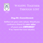 Reflection Day 25: Rev'd Stephanie Jenkins