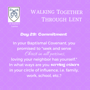Reflection Day 29: Tony Sand