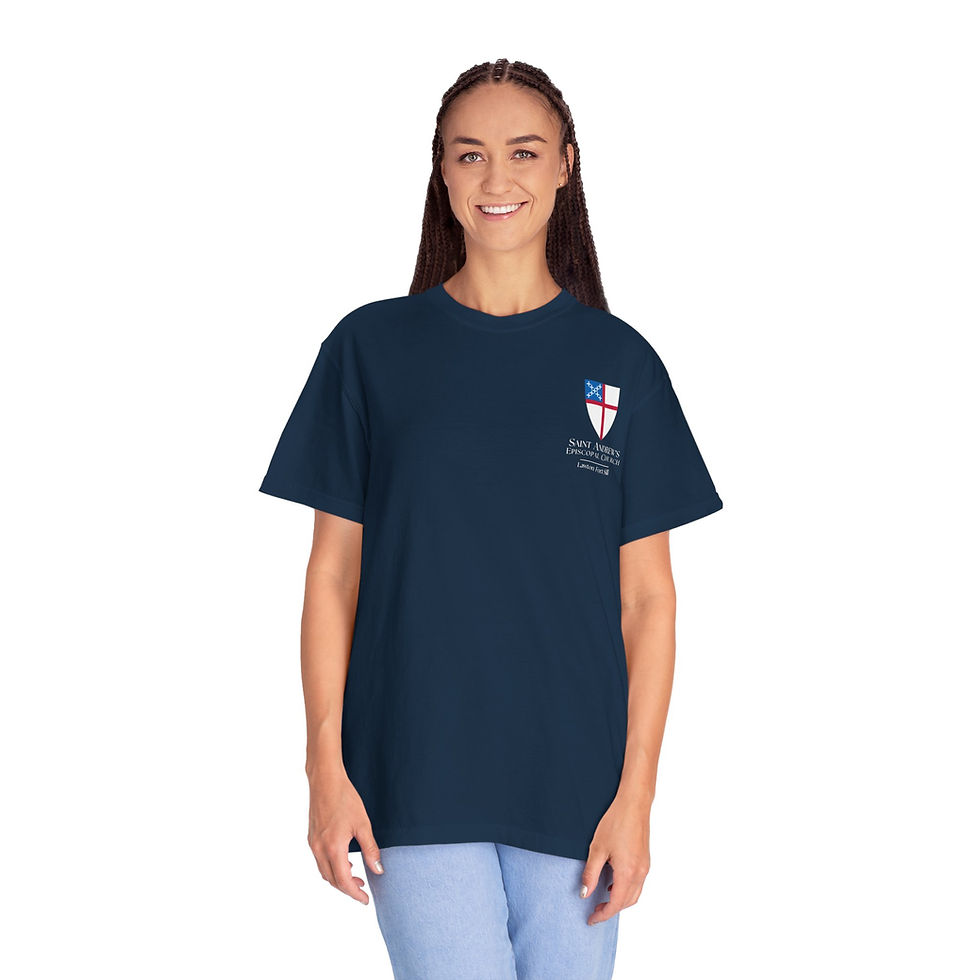 Thumbnail:  Episcopal Shield/Pride Graphic Dark T-Shirt