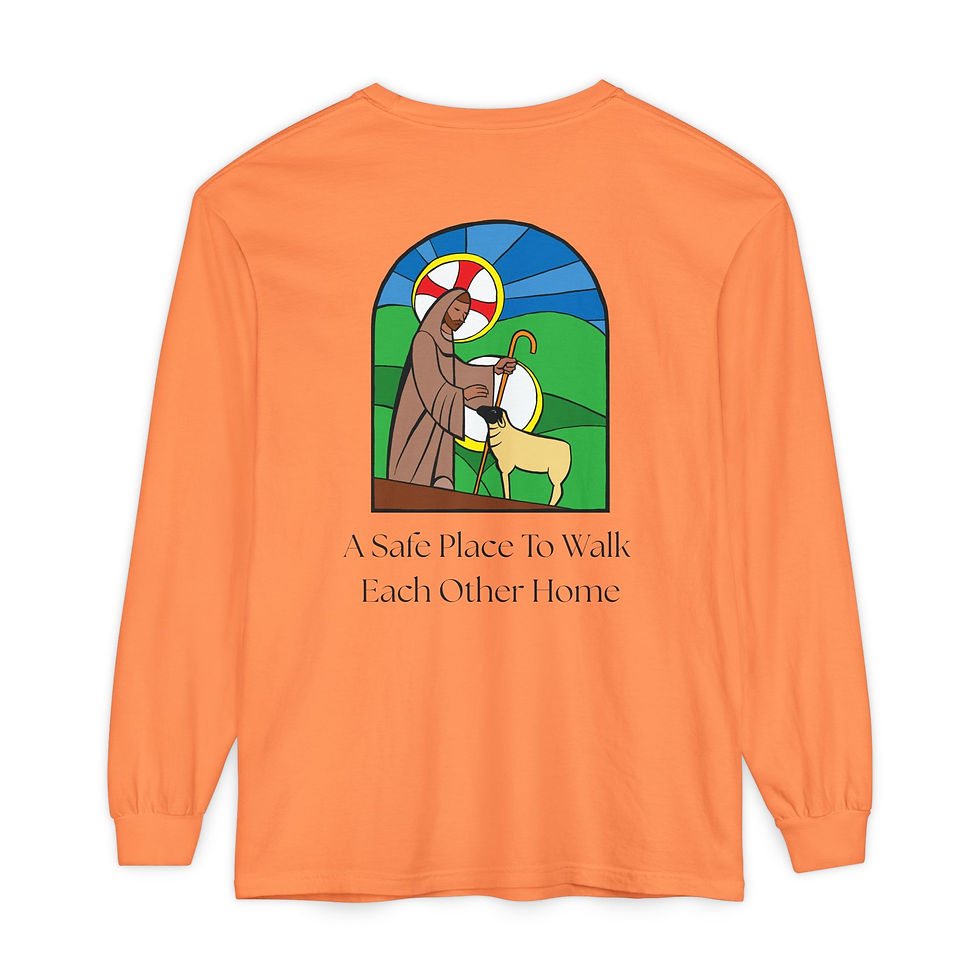 Thumbnail: Unisex Good Shepherd Long Sleeve Bright T-Shirt