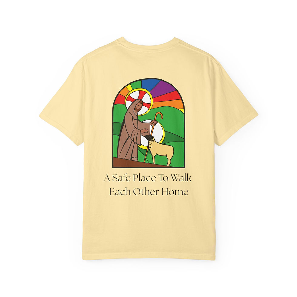 Thumbnail: Good Shepherd Pride Shield Bright T-Shirt