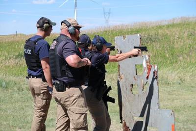 Civilian students practising defensive skills with a Paratus Tactical instructor