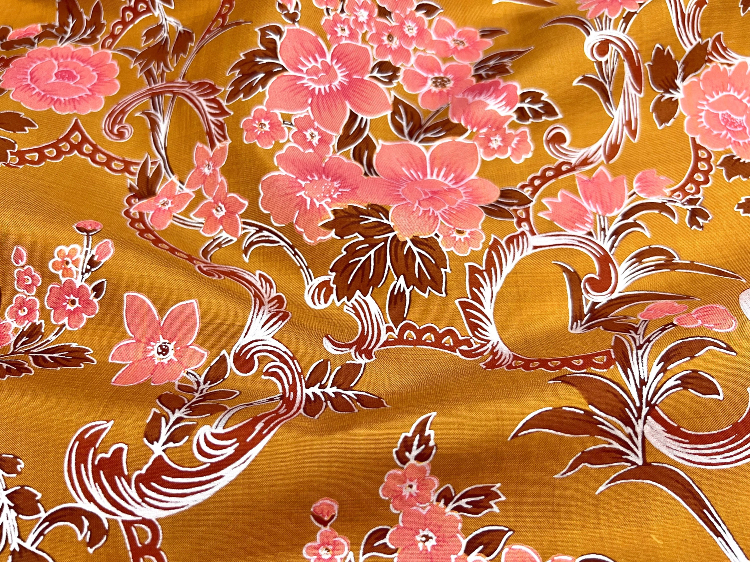 FLORAL PRINTED SILK