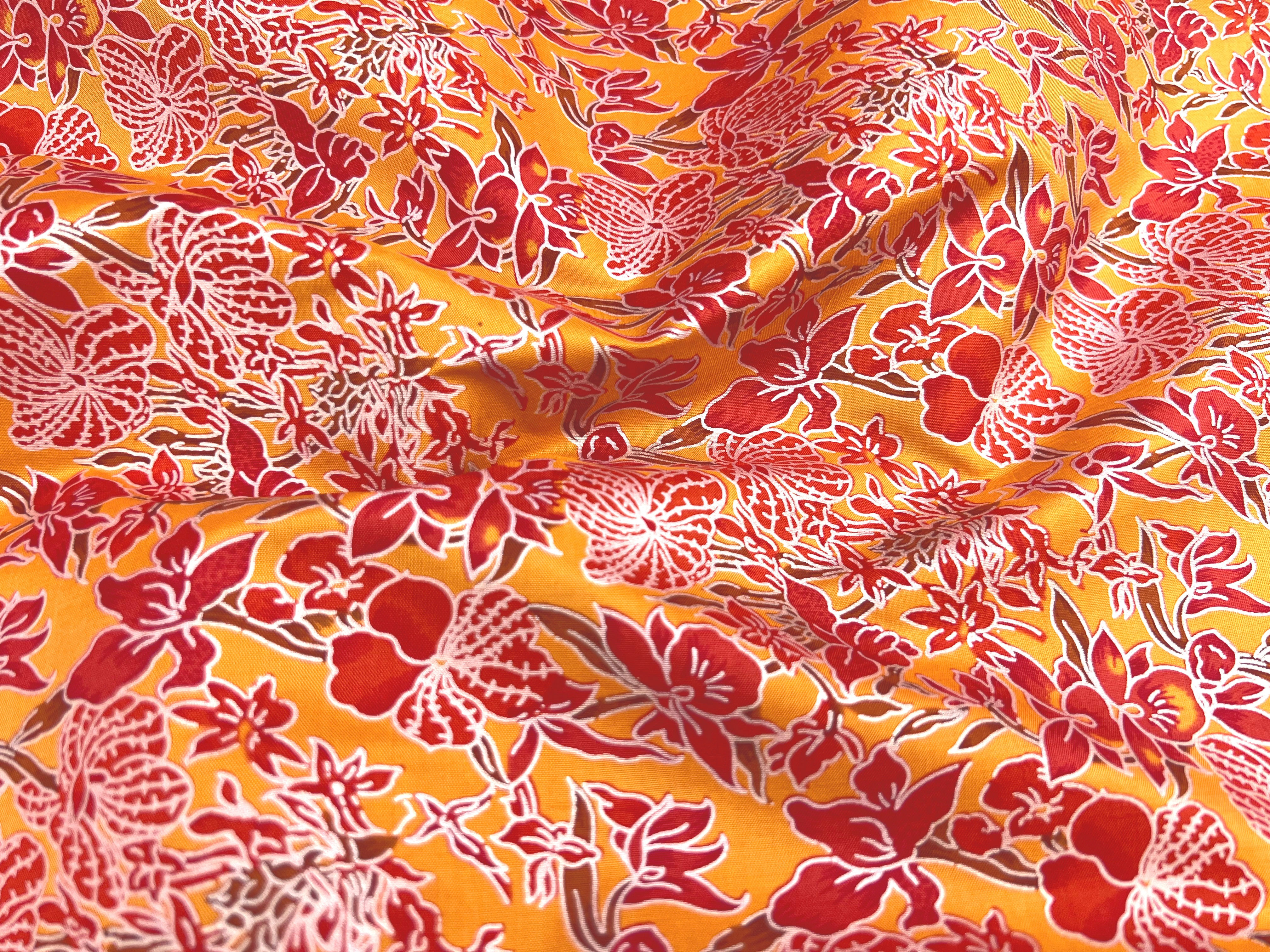 FLORAL PRINTED SILK
