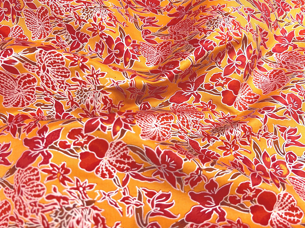 FLORAL PRINTED SILK