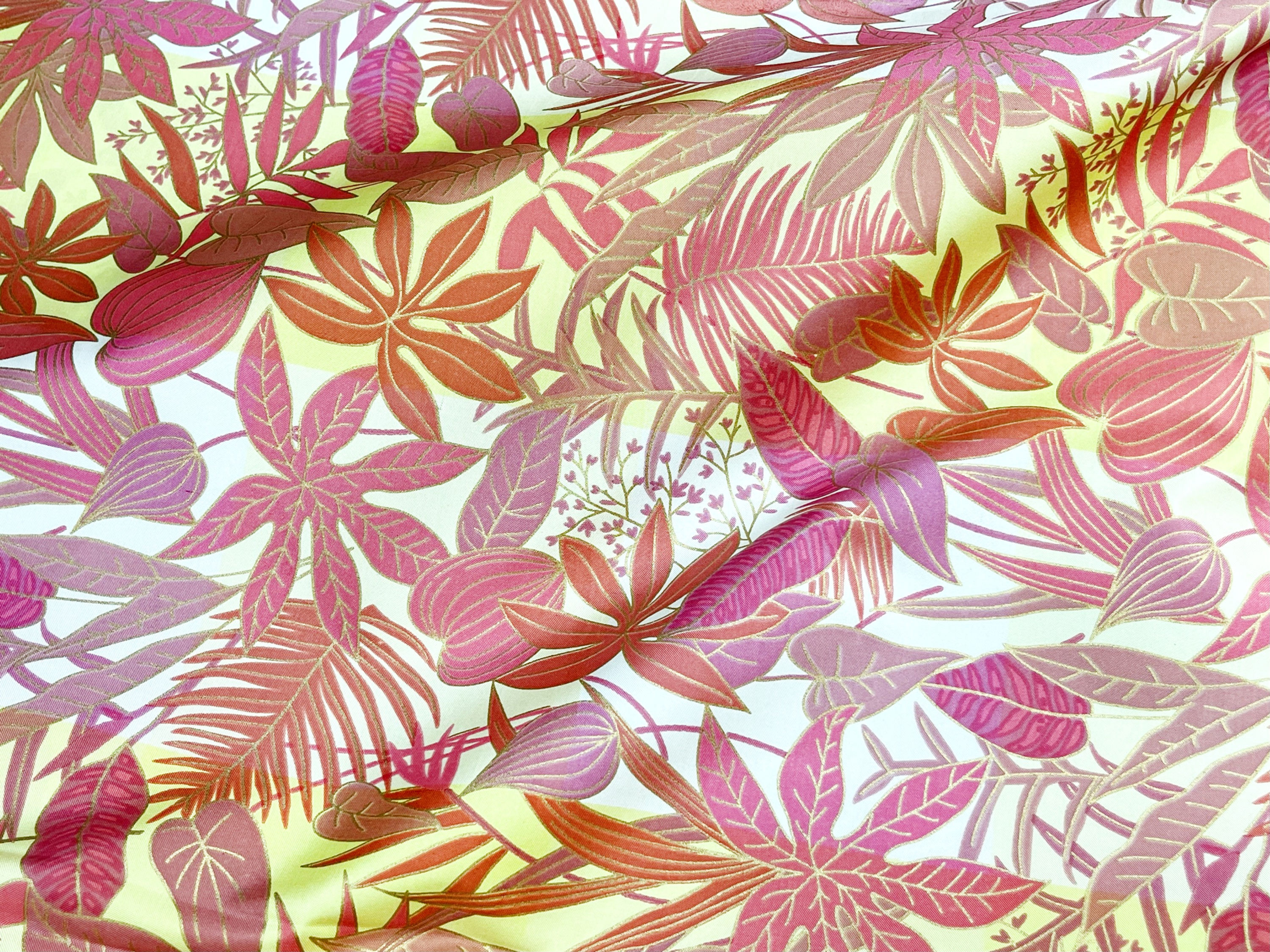 FLORAL PRINTED SILK