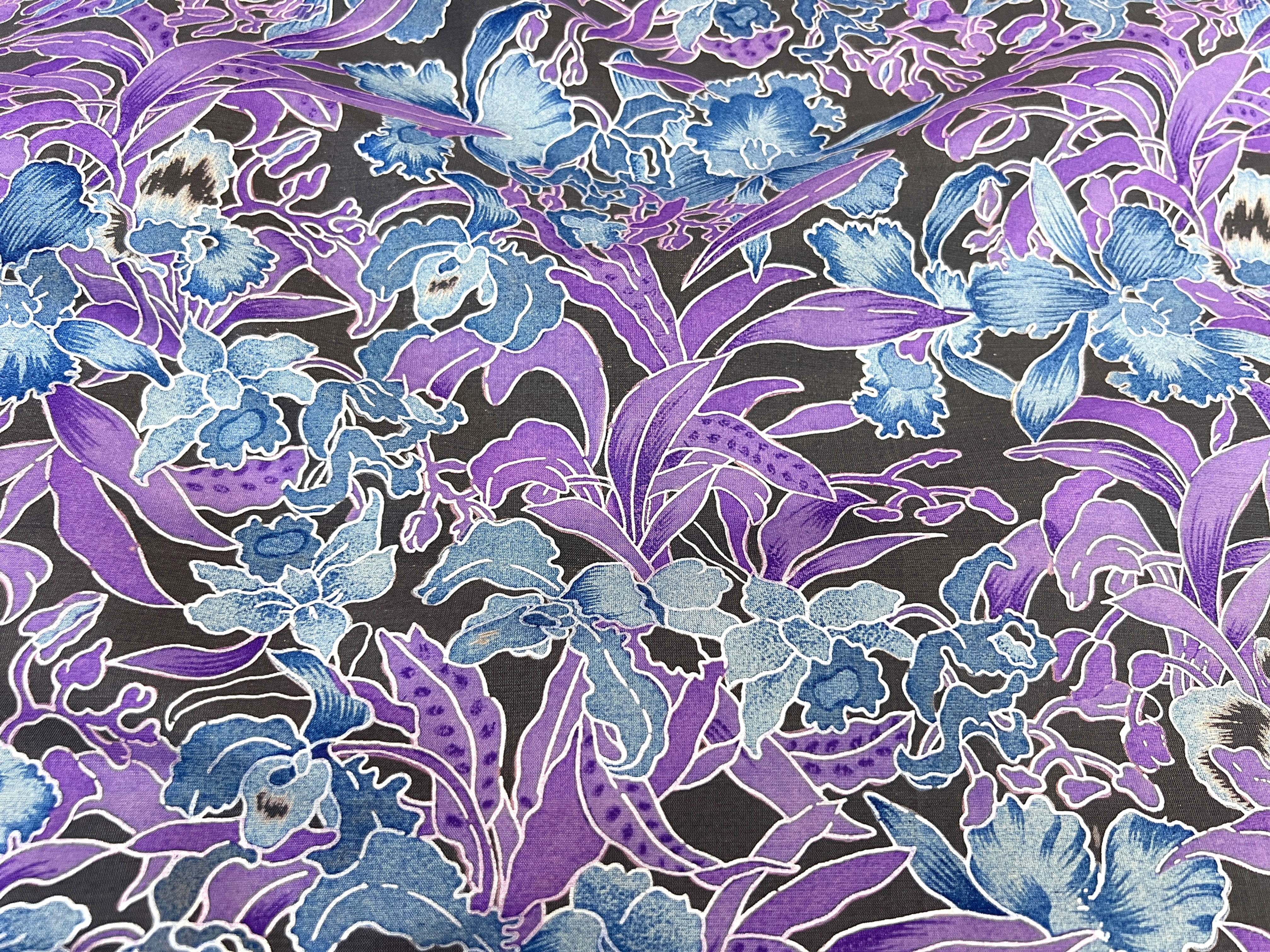 FLORAL PRINTED SILK