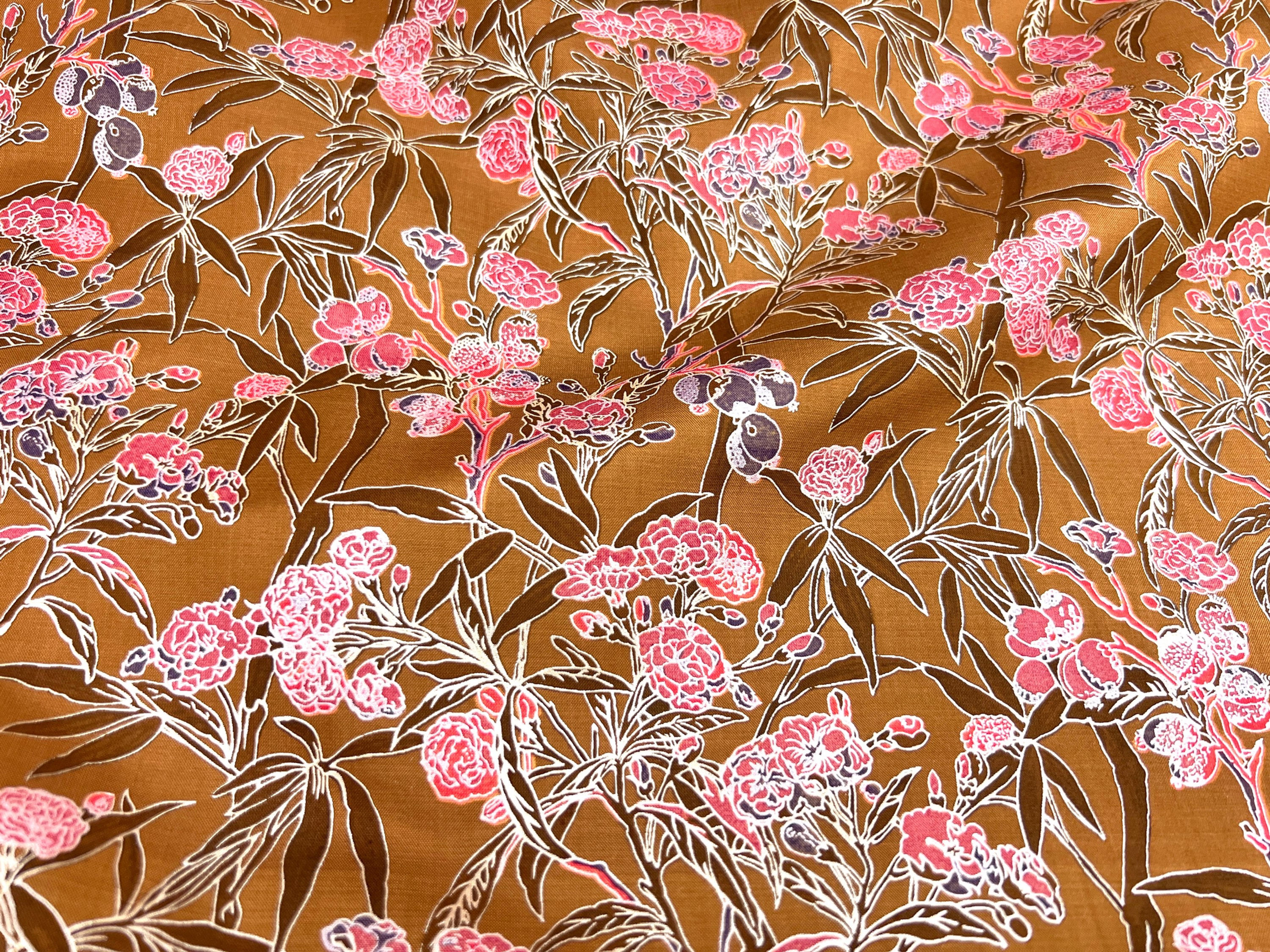 FLORAL PRINTED SILK