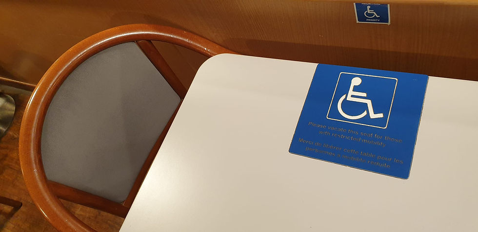accessible travel on DFDS ferries