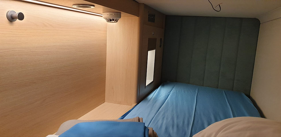 freight driver couchette on DFDS ferry