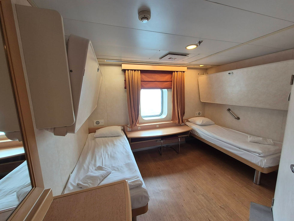 Four berth wheelchair accessible cabin