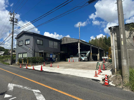 社屋工場門扉と駐車場門扉(乗入れゲート)の改修工事