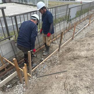 工場建替えに伴うフェンス工事i