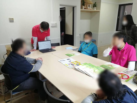 就労継続支援B型施設でデモンストレーション