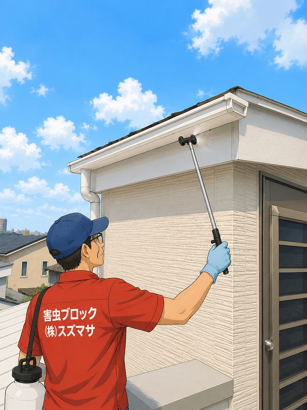 個人宅に害虫ブロック