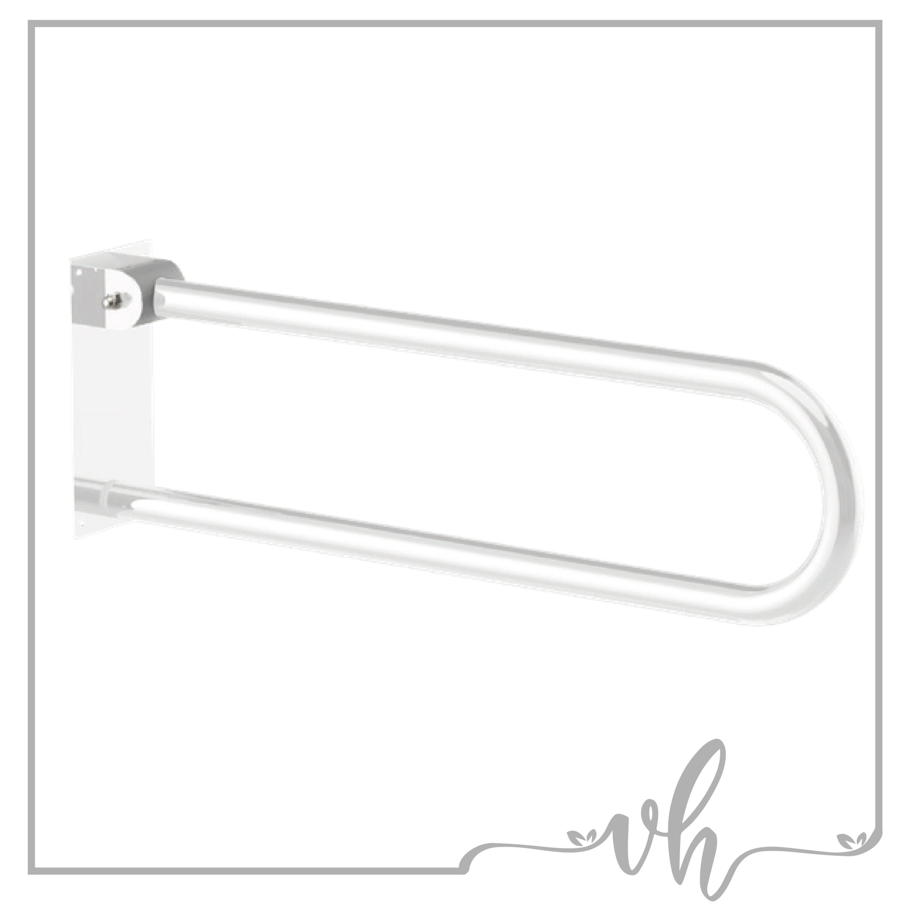 Venina Home Mafsallı Standart Tutunma Barı Beyaz