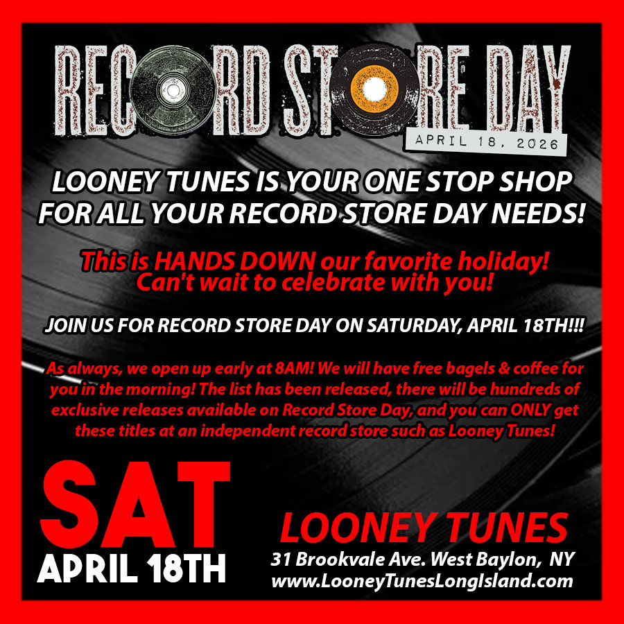 Record Store Day: April 18th, 2026