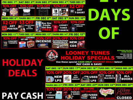24 (December) Days of Holiday Deals!