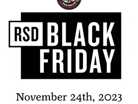 Record Store Day Black Friday: November 24th, 2023