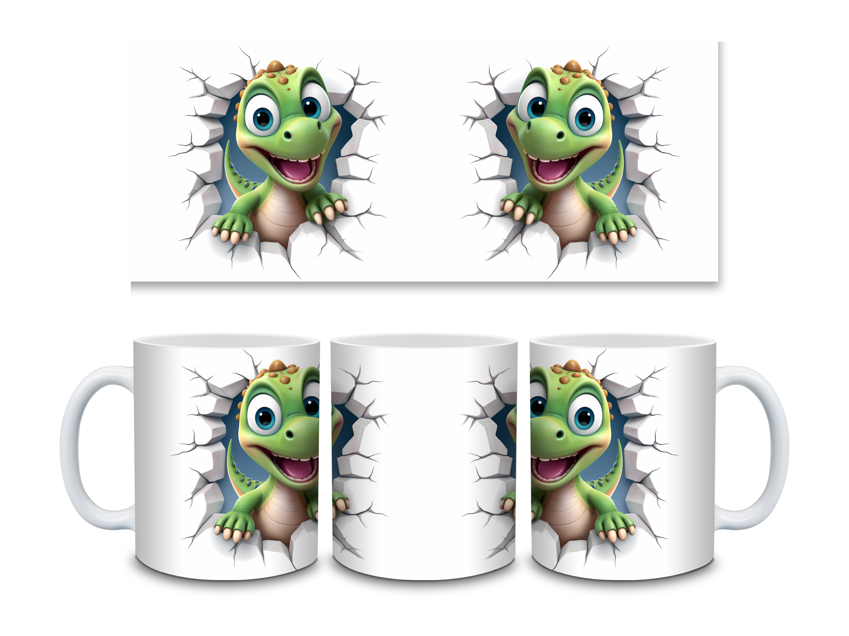 3D Dinosaur Mug for Kids – 11oz Jurassic Fun Cup