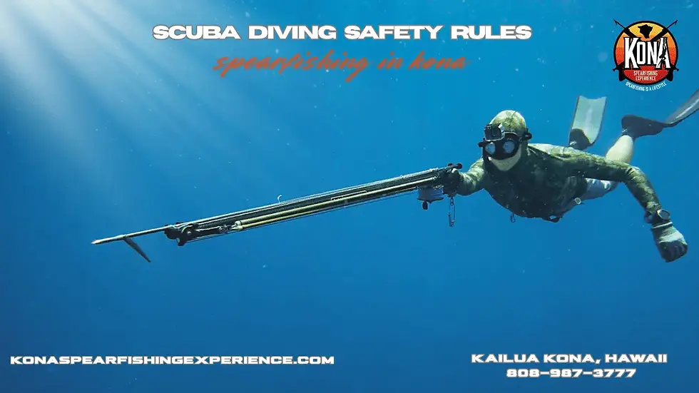 scuba diving safety rules