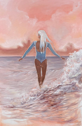 “Sunset Glider” 24x36” available