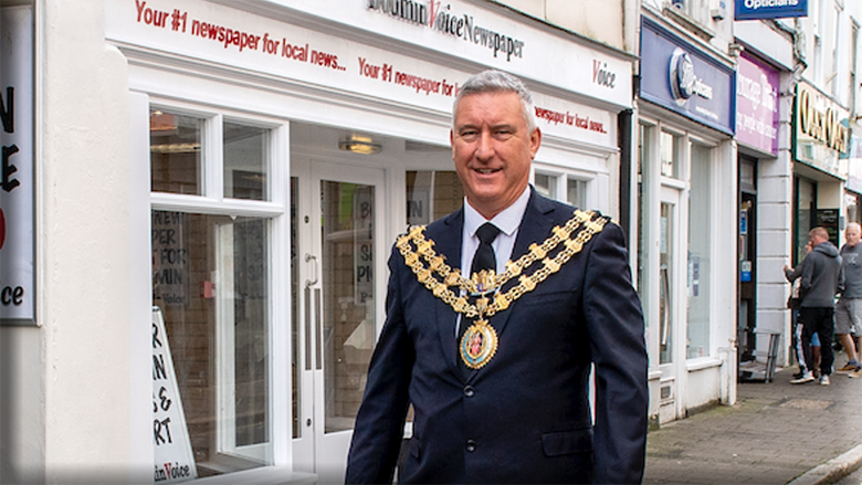 Jeremy Cooper will be the Mayor of Bodmin again after being selected in a town council meeting last week.