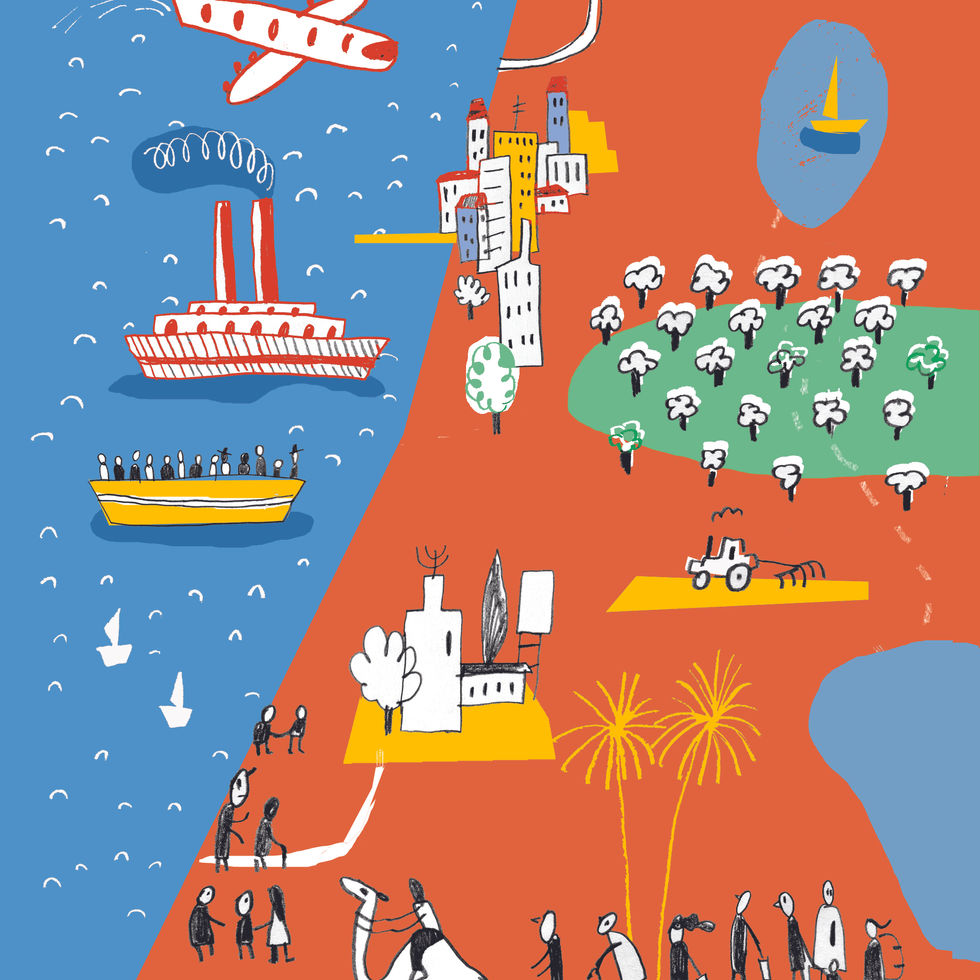 עמית טריינין - הגולה והמולדת