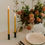 Thumbnail: Natural Gold | Dipped Beeswax Taper Candles | All Natural: 10 Inches