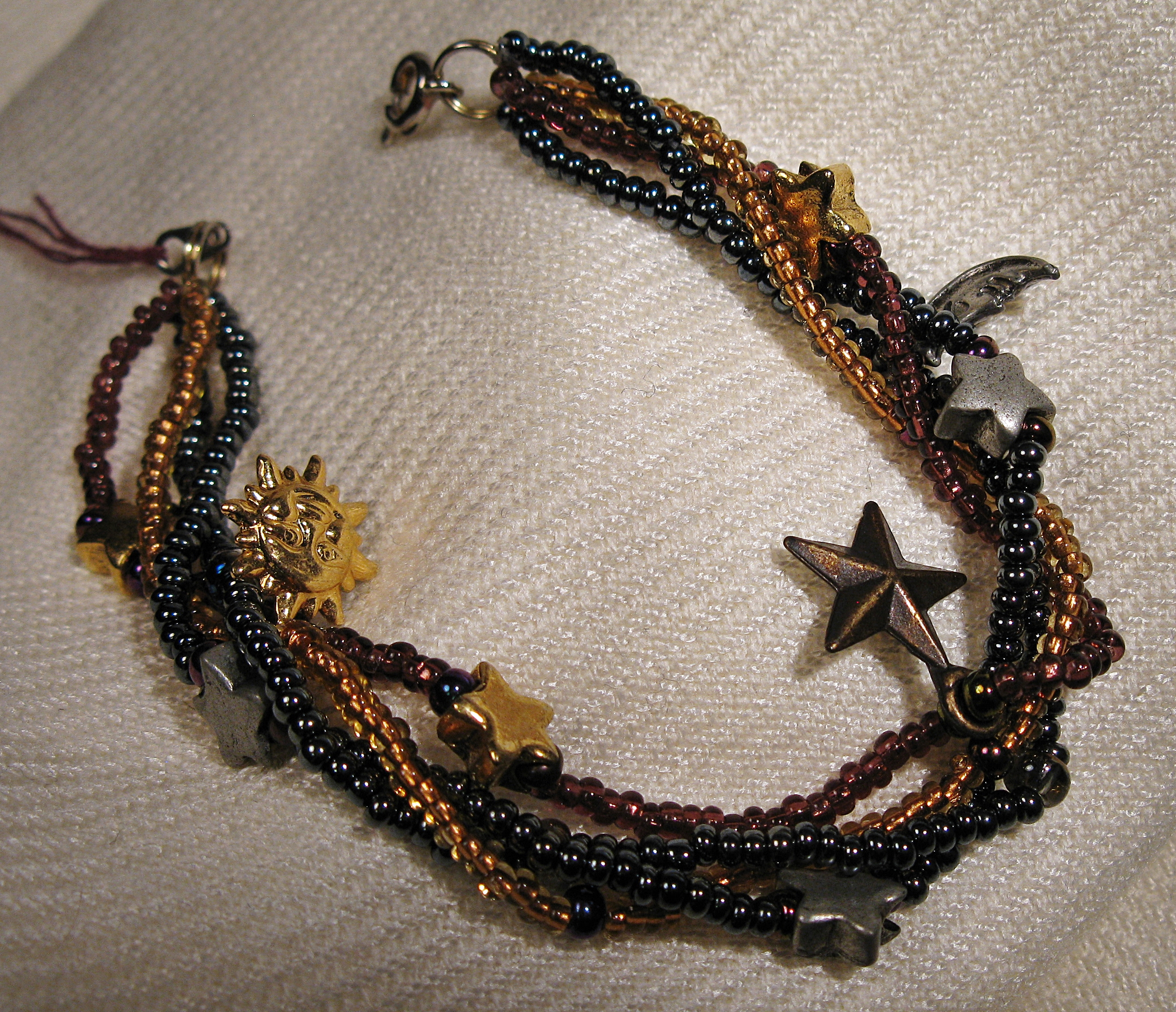 Celestial charm bracelet