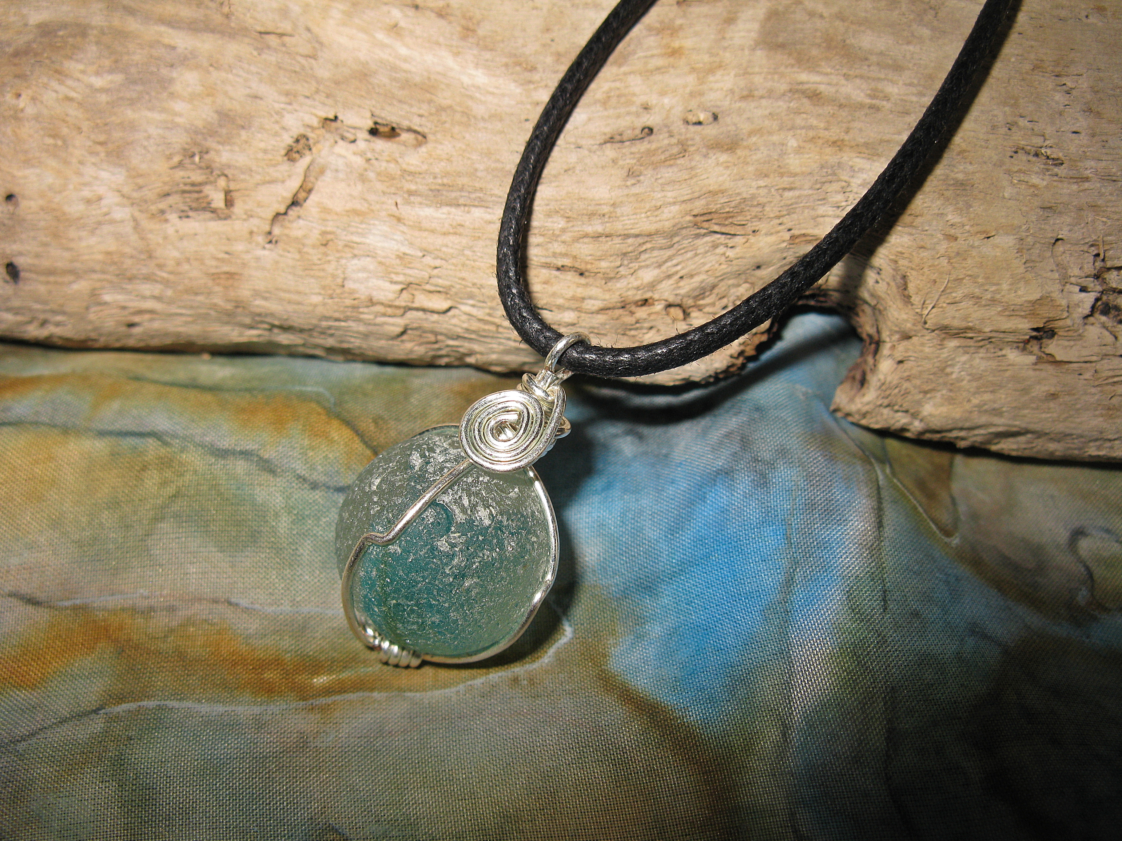 Sea glass "globe"