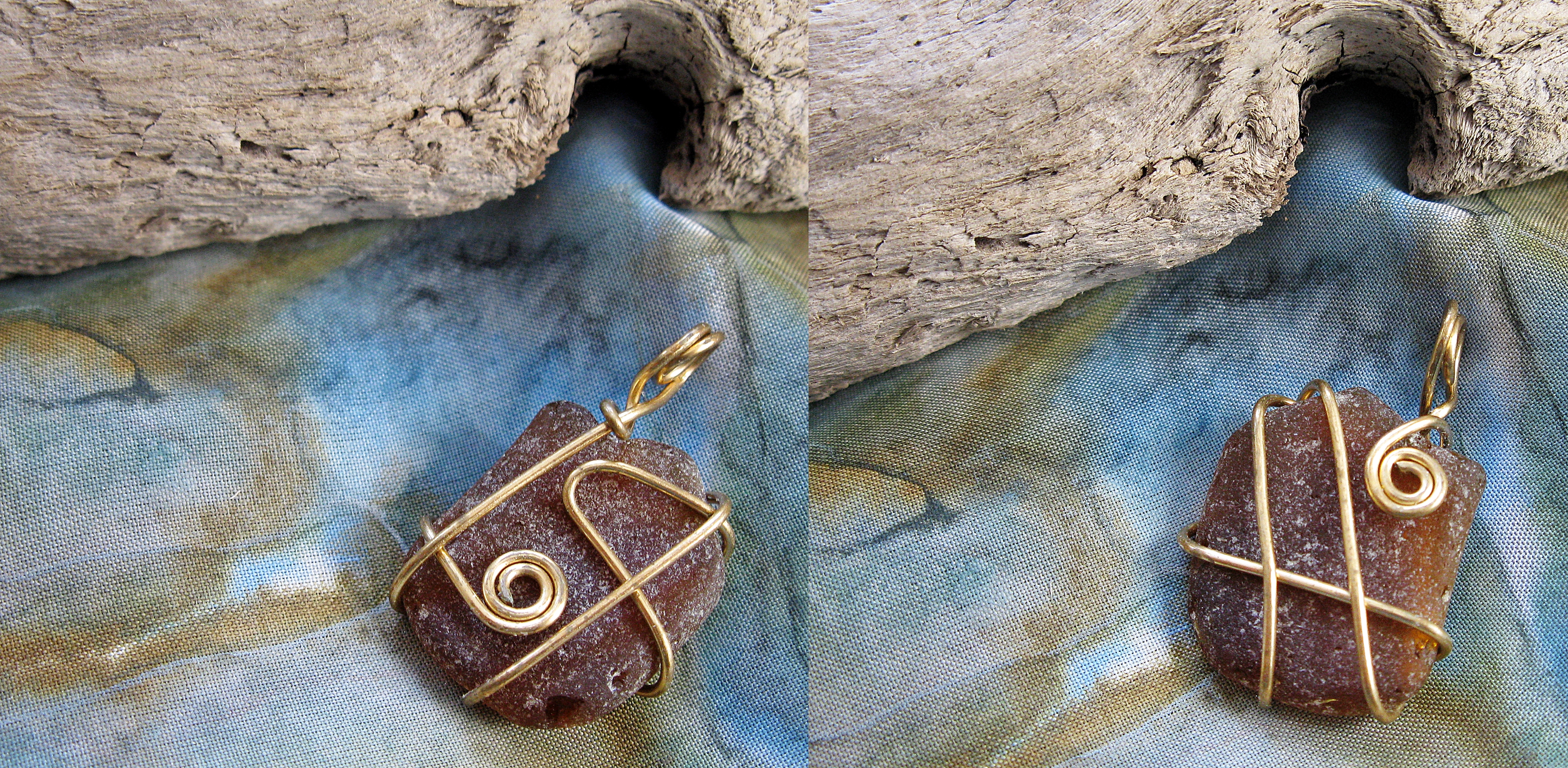 087 gold reversible freeform on brown 1 composite