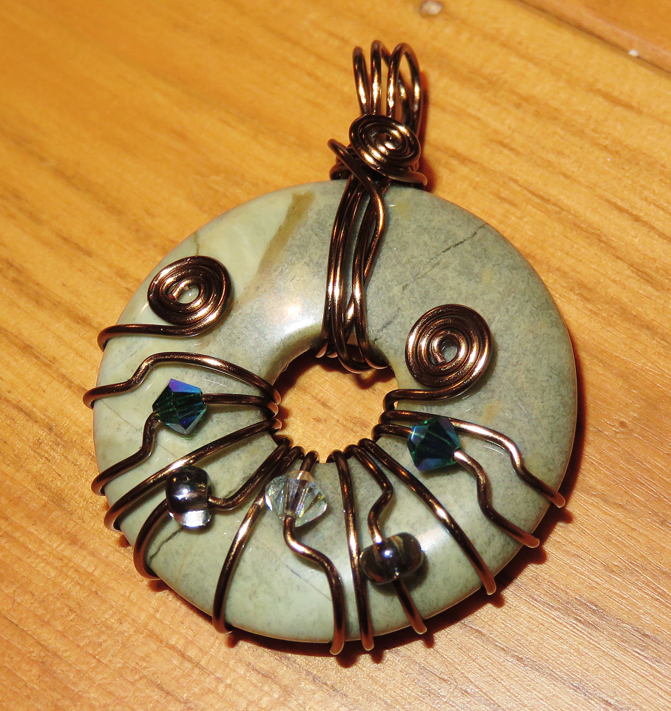 Gunmetal brass donut wrap