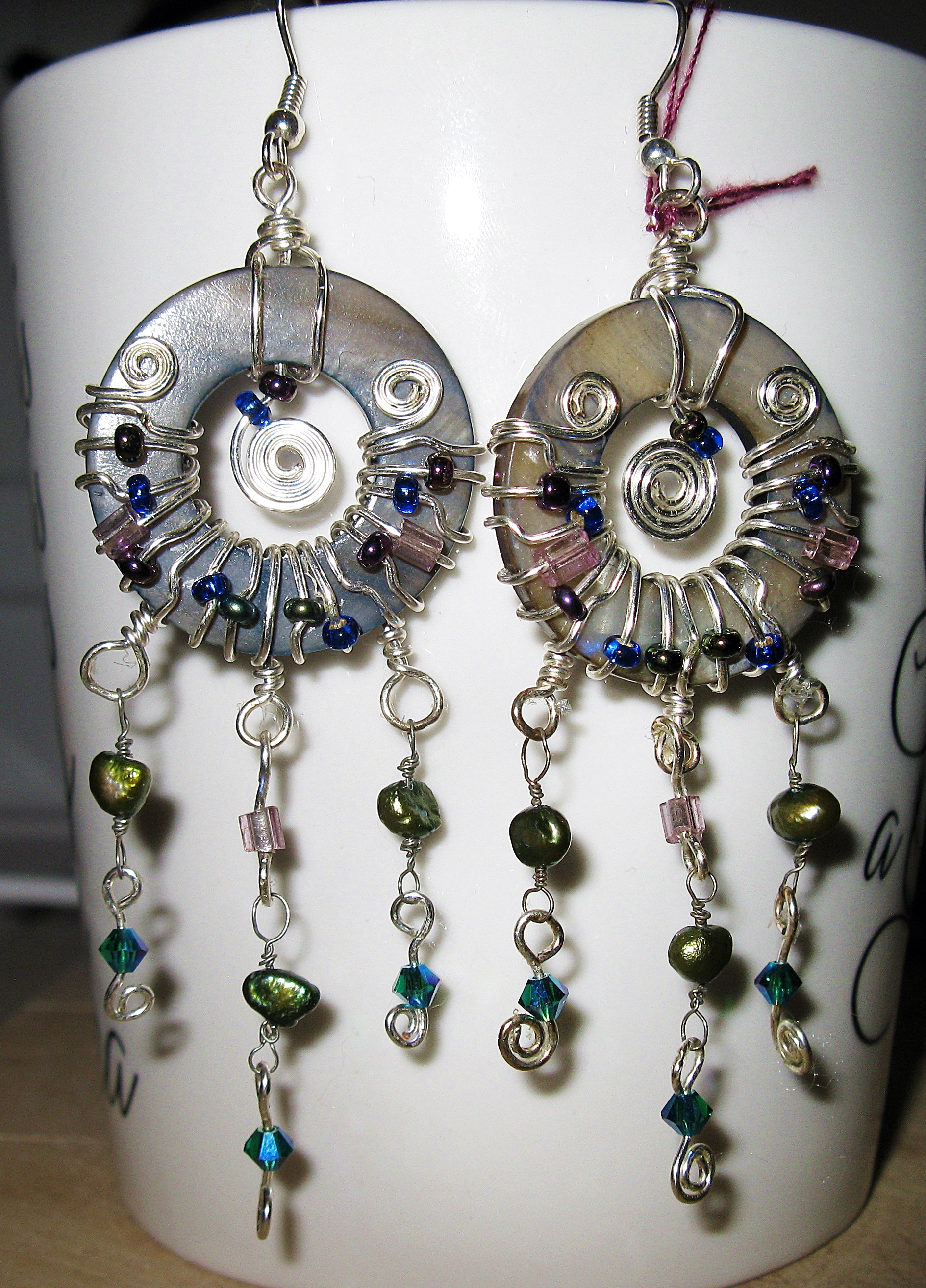 Donut wrap chandeliers