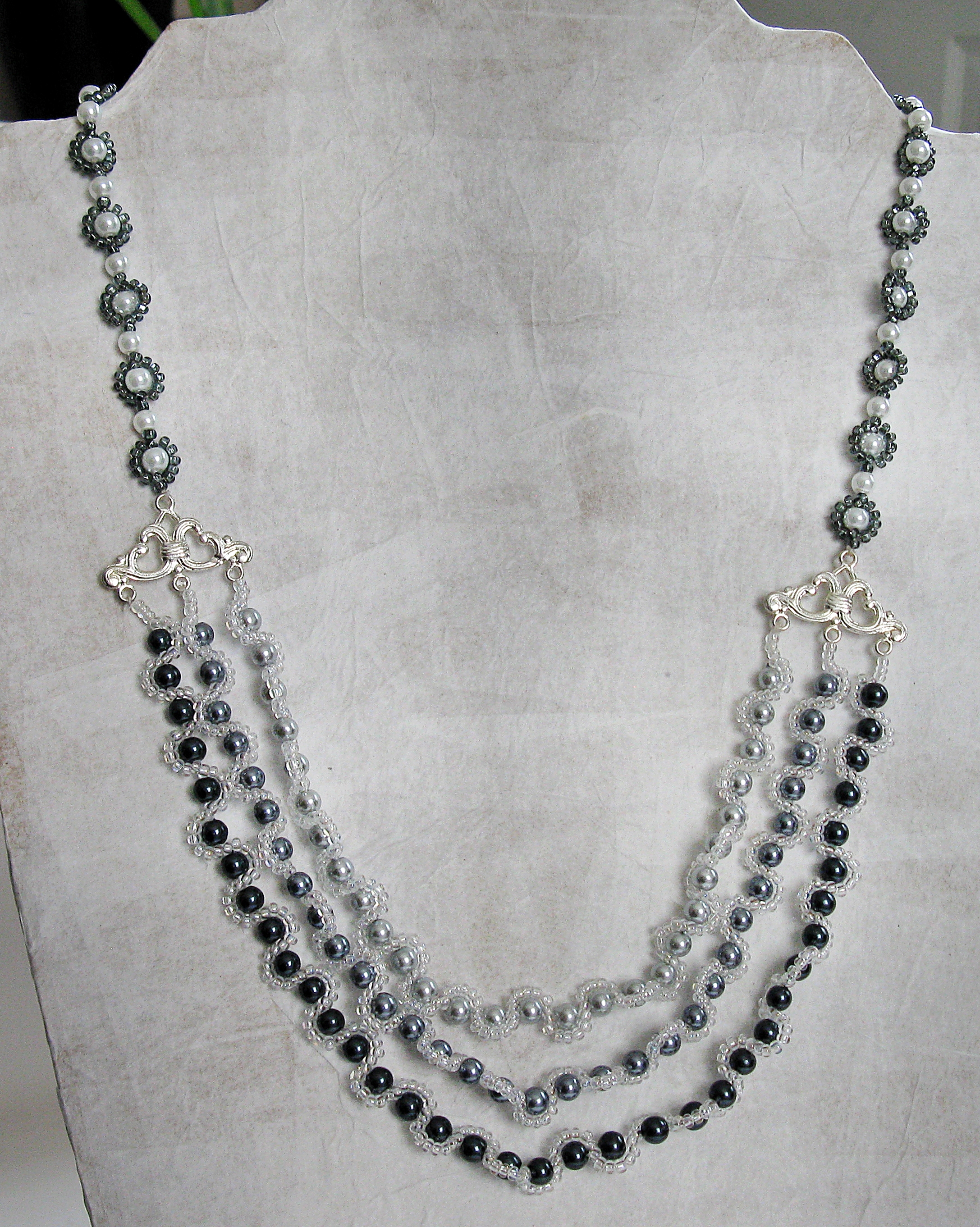Ombre triple strand