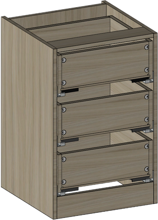 3 Drawer Chest