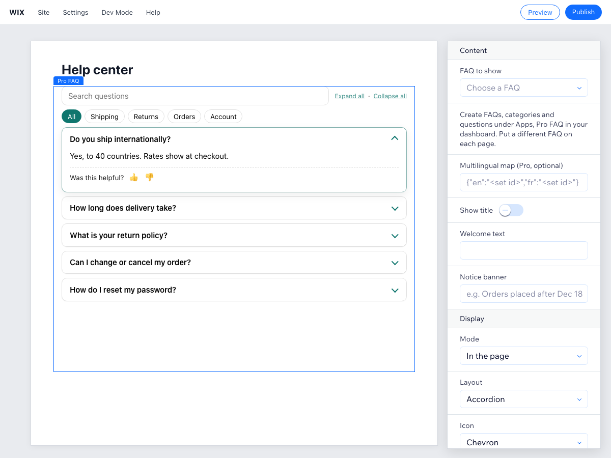 Pro FAQ screenshot 3